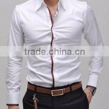 Mens fashion long sleeve dress shirt