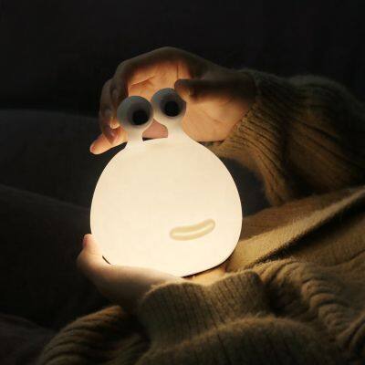 Yarrae Cute LED Slug Night Lamp With Stepless Light Levels, Best Ambient Lighting for Kids Room photo-5