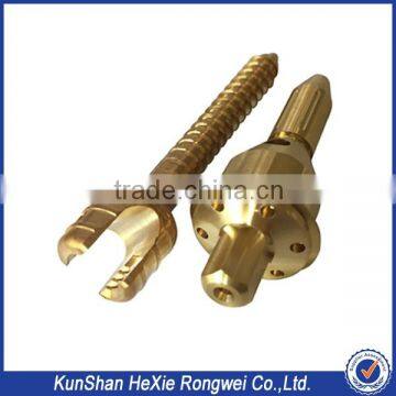 Oem machining process golden anodized aluminum cnc lathe parts                        
                                                                                Supplier's Choice