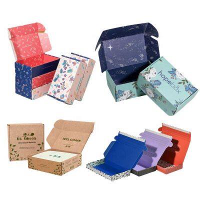 Folding Matte Cardboard Product Packaging Paper Gift Shipping Box with Insert
