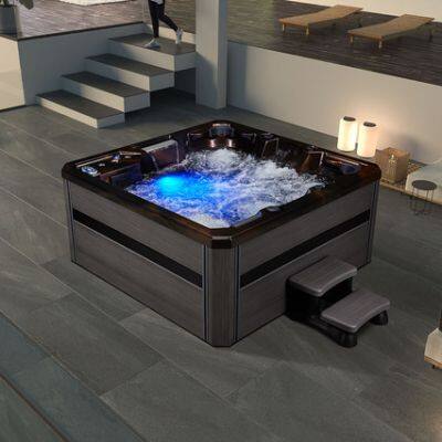 Outdoor Massage Hot Pipe 2 Person Outdoor Jacuzzi Spa Balboa Hot Tub Luxury Acrylic Massage Tub photo-1