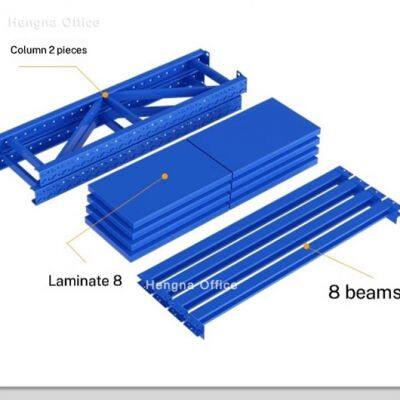 Eco-friendly Storage Rack HN-SH234 for School and Hospital, Odorless Powder Coated, Snap-in Structure for Easy Installation, China Factory Direct photo-3
