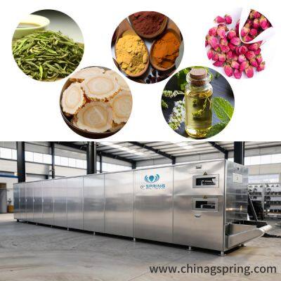 Industrial Microwave Dryer Tunnel Belt Type for Food, Herbal and Chemical Industry Drying and Sterilization