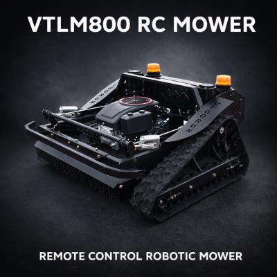 RC Robotic Vigorun VTLM800 Mulcher Ferngesteuert con motor de gasolina de 452cc y motor servo