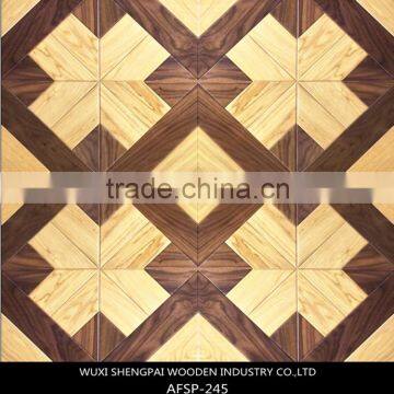 factory product laminated engineered art parquet wood flooring