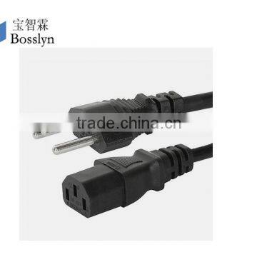Useful Cost-effective 3 pin Switzerland Swiss male plug to IEC C13 female connector end VDE ROHS Approved