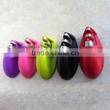 Factory price Many color for choice two stages kitchen knife sharpener for sale                        
                                                Quality Choice