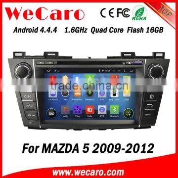 Wecaro Android 4.4.4 WC-MZ8005 8" wifi 3g car multimedia system car dvd player for mazda 5 2009 2010 2011 2012