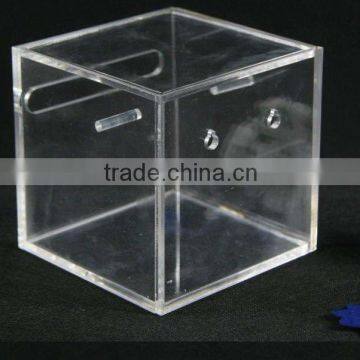 Clear Acrylic Hinged Box