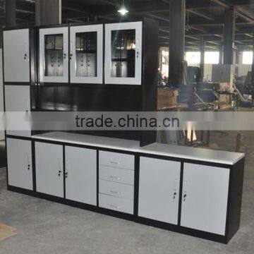MDF wooden modular kitchen cabinet