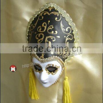 Masquerade Mask Decoration Ceramic Mardi Gras Theatrical Face Masks Wall Hangings Lot of photo-3