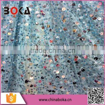 BOKA high quality sequin mesh fabric