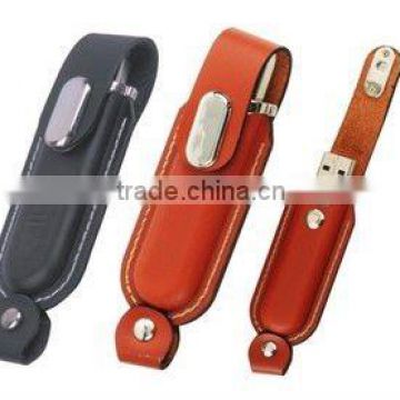 2012 new model leather usb flash memory