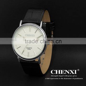 Ultra-thin Men's Leather Watches Belt ,fashion Casual Watches 026AML