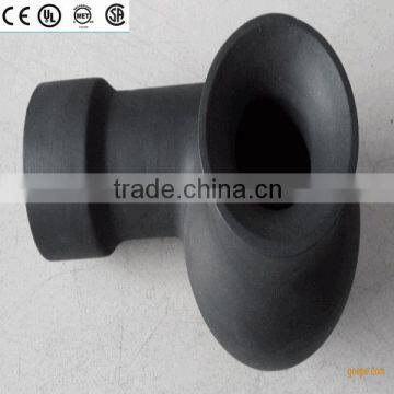 Silicon carbide spray nozzle for refractory