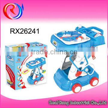 Food Trolley Toy Supermarket Kids Shopping Cart Toy photo-4