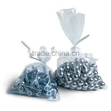 Flat PE material package clear polythene bags manafacturer