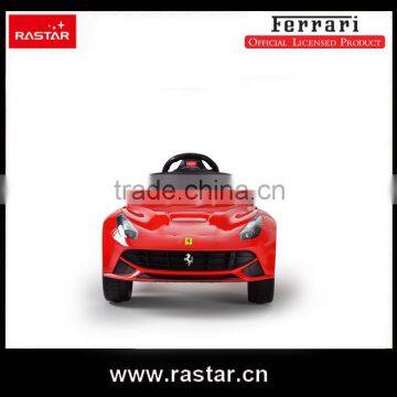 Rastar kids toy shopping Ferrari licenced F12 Berlinetta ride on car