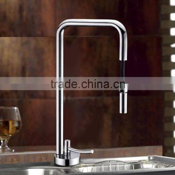 Solid Brass Kitchen Sink Mounted Water Tap KNF009 photo-5