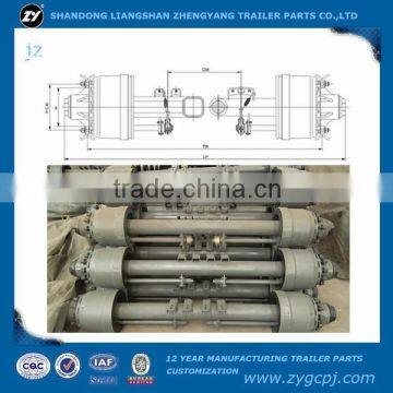 Semi-Trailer and Trailer low-loader Axle