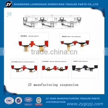 German type three axle mechanical suspension for trailer truck