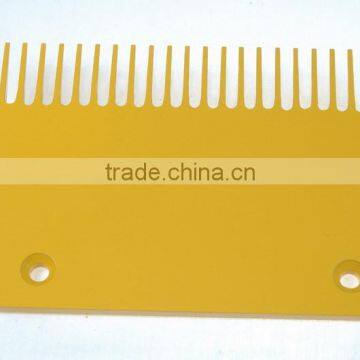 Escalator Comb Plate 202.7*145*9.068 22T Aluminum Yellow Right