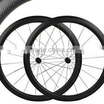 2016 new trend dimpled surface full carbon road bicycle wheels 700c 50mm high 25mm wide U shape tubular 50T-25