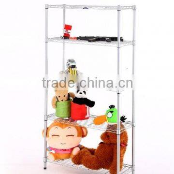 5 Tier Silver Light Duty Wire Shelving