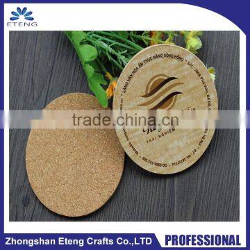 Wholesale gifts custom printed wood tea coasters