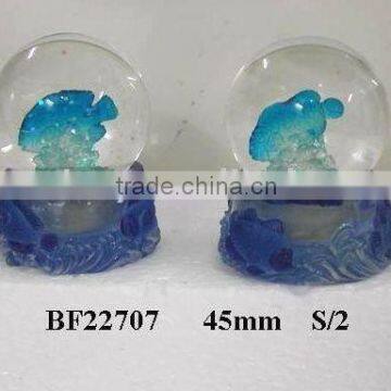 fish polyresin water globeball(polyresin gifts,home decoration)