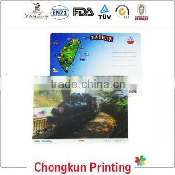 Factory 3D lenticular souvenir postcard