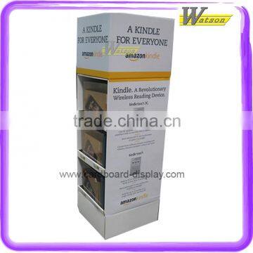 computer shop promotional cardboard display shelf for wireless devices