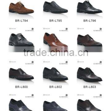 High quality men leather dress shoes with upper for sandals