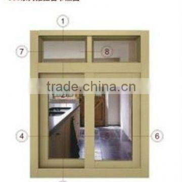 888 sliding series Aluminum Profile for Windows & Door (Aluminum Window Profile)