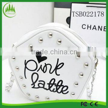 Good Product Wholesale Promotional China supplier leather five-pointed star shoulder bag