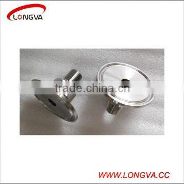 sanitary stainless steel pipe fittings tri clamp male threaded ferrule