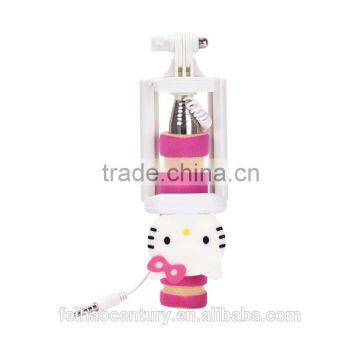 2015 new products cartoon mini moto tripod wholesale selfie stick