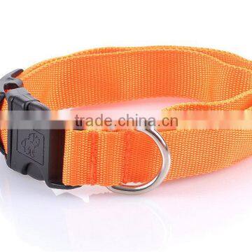 Pets Dog LED Light Blink Flash Night Safety Nylon Collar Waterproof photo-6