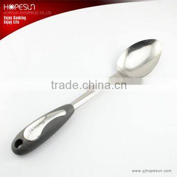 Newfangled food grade stainless steel cooking tools spoon with hanger