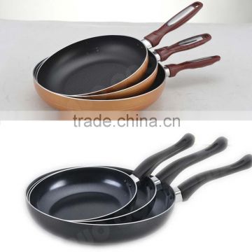 Non-stick small size large size available cookware set aluminium fry pan sets