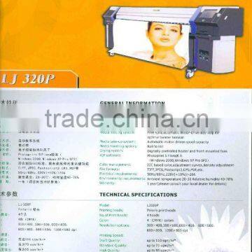 Flora solvent printer on Spectra Polaris printheads LJ320P
