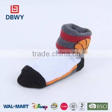 2015 the best quality special cuff design thin baby socks