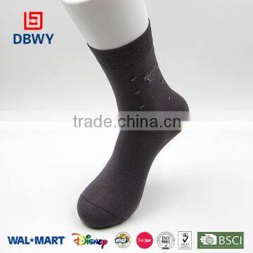 100% thin cotton socks black business dress socks in China