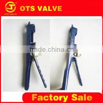 VP-LY-013 different wafer/flange type butterfly valve handles with lock