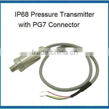 IP68 Pressure Transmitter price with water proof PG7 connector