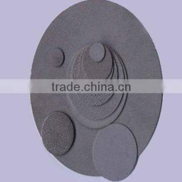 Sintered filter disc