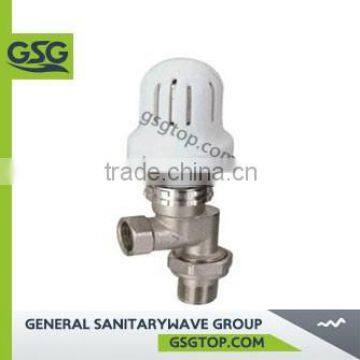 GSG Radiator valve RV139 brass manual radiator valve Hot selling 3/4" Straight radiator bleed valves