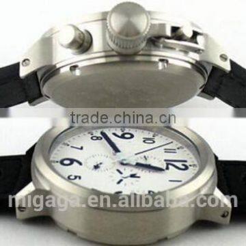 Big Face Full chronograph stainless steel 50mm Lefty Quartz Watch