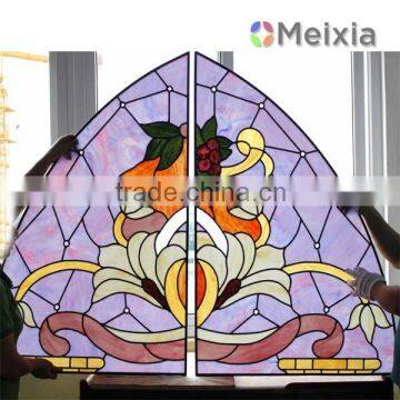 2014 tiffany stained glass large window panel patterns