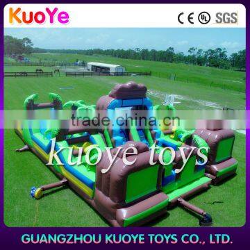 super obstacle courses,inflatable obstacle game,multiplay slide obstacle